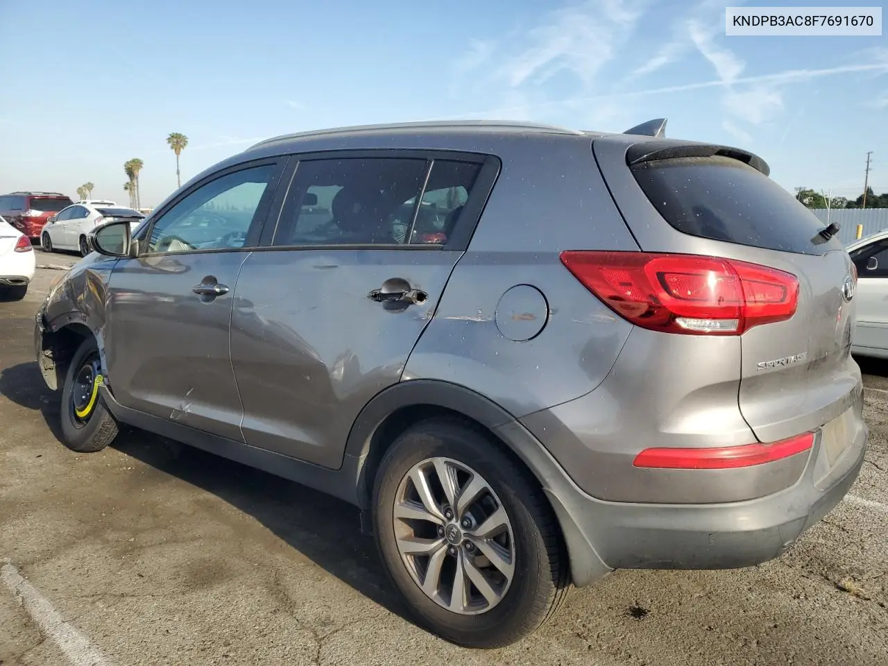 2015 Kia Sportage Lx VIN: KNDPB3AC8F7691670 Lot: 54001805