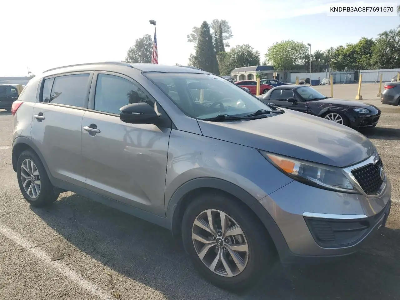 2015 Kia Sportage Lx VIN: KNDPB3AC8F7691670 Lot: 54001805