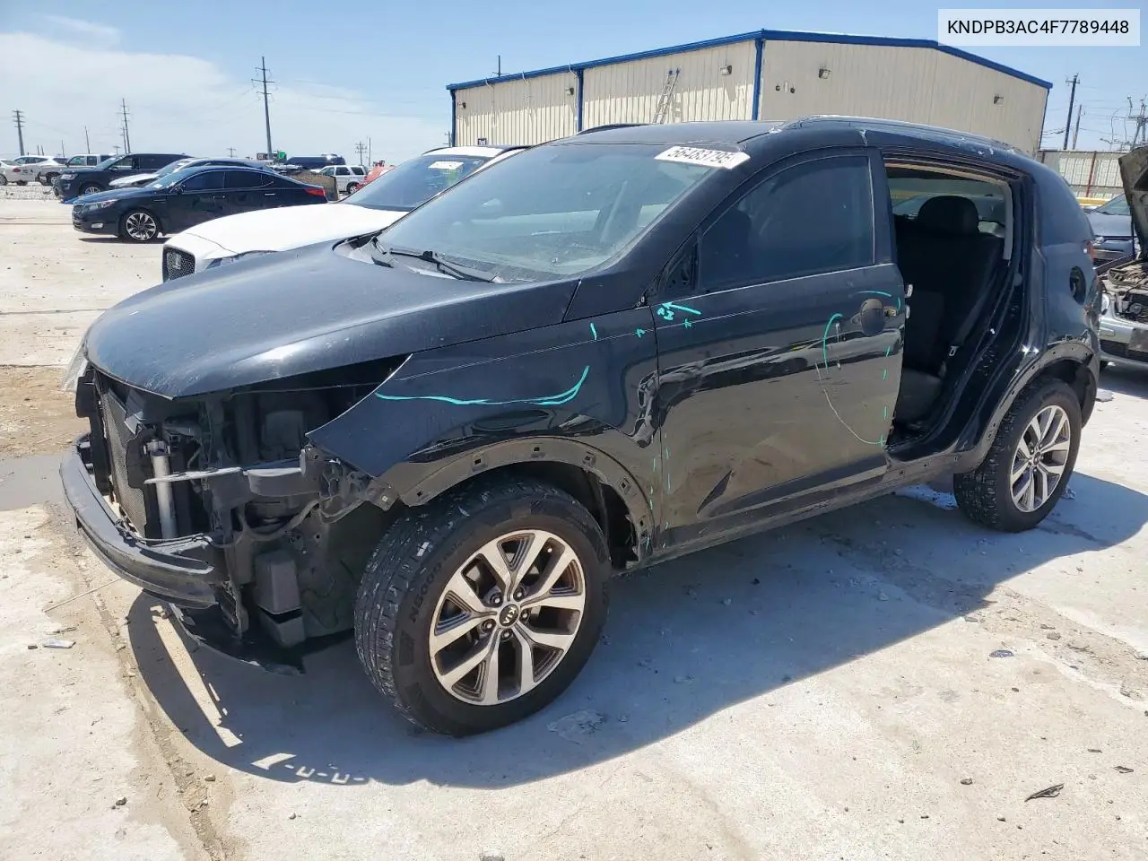 2015 Kia Sportage Lx VIN: KNDPB3AC4F7789448 Lot: 56483795