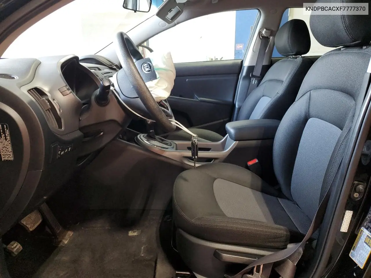 2015 Kia Sportage Lx VIN: KNDPBCACXF7777370 Lot: 56928625