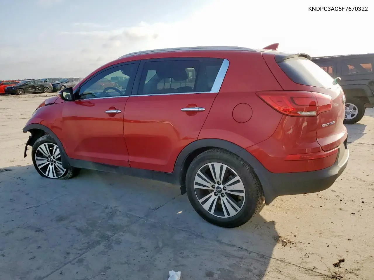 2015 Kia Sportage Ex VIN: KNDPC3AC5F7670322 Lot: 60043315