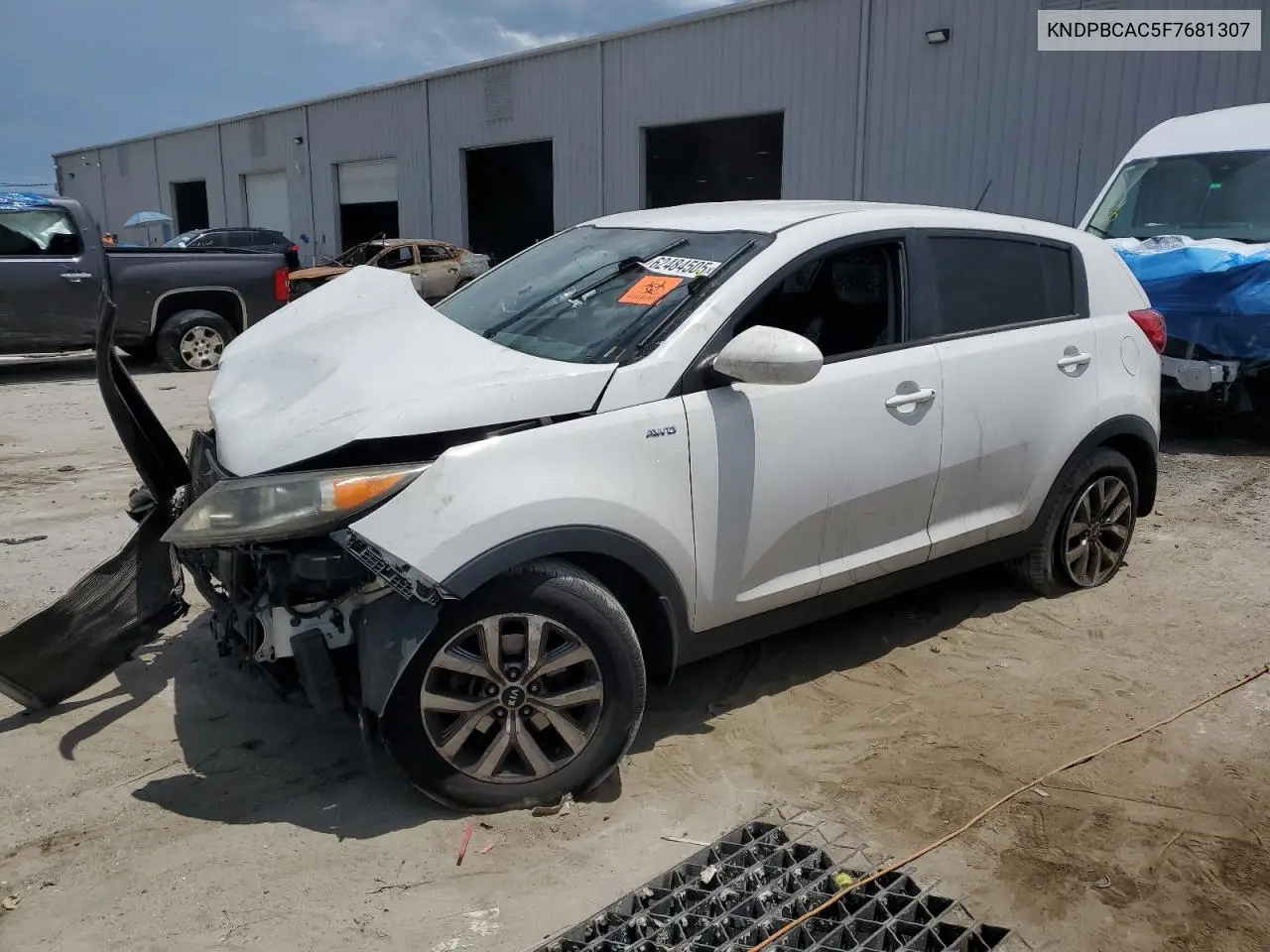 2015 Kia Sportage Lx VIN: KNDPBCAC5F7681307 Lot: 62484505