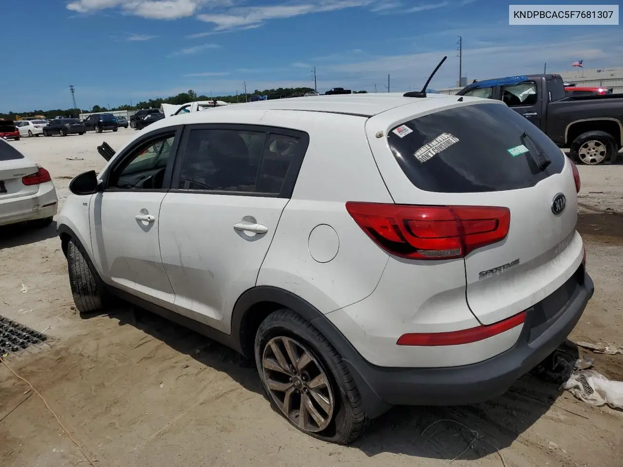 2015 Kia Sportage Lx VIN: KNDPBCAC5F7681307 Lot: 62484505