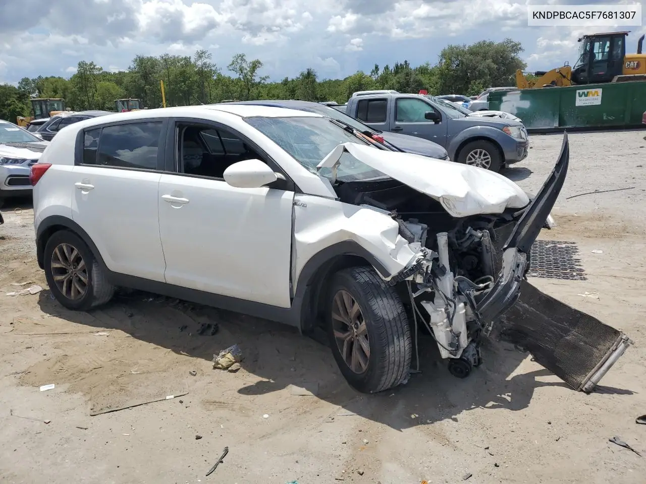 2015 Kia Sportage Lx VIN: KNDPBCAC5F7681307 Lot: 62484505
