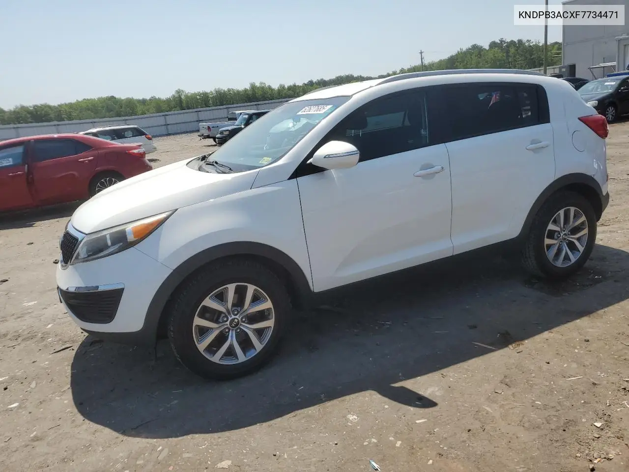 2015 Kia Sportage Lx VIN: KNDPB3ACXF7734471 Lot: 62627685