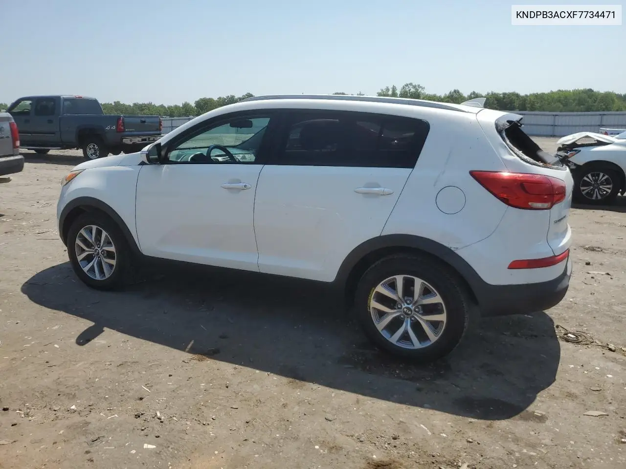 2015 Kia Sportage Lx VIN: KNDPB3ACXF7734471 Lot: 62627685