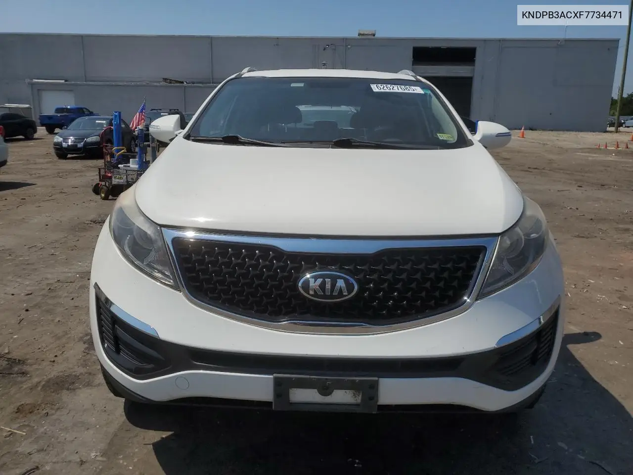 2015 Kia Sportage Lx VIN: KNDPB3ACXF7734471 Lot: 62627685