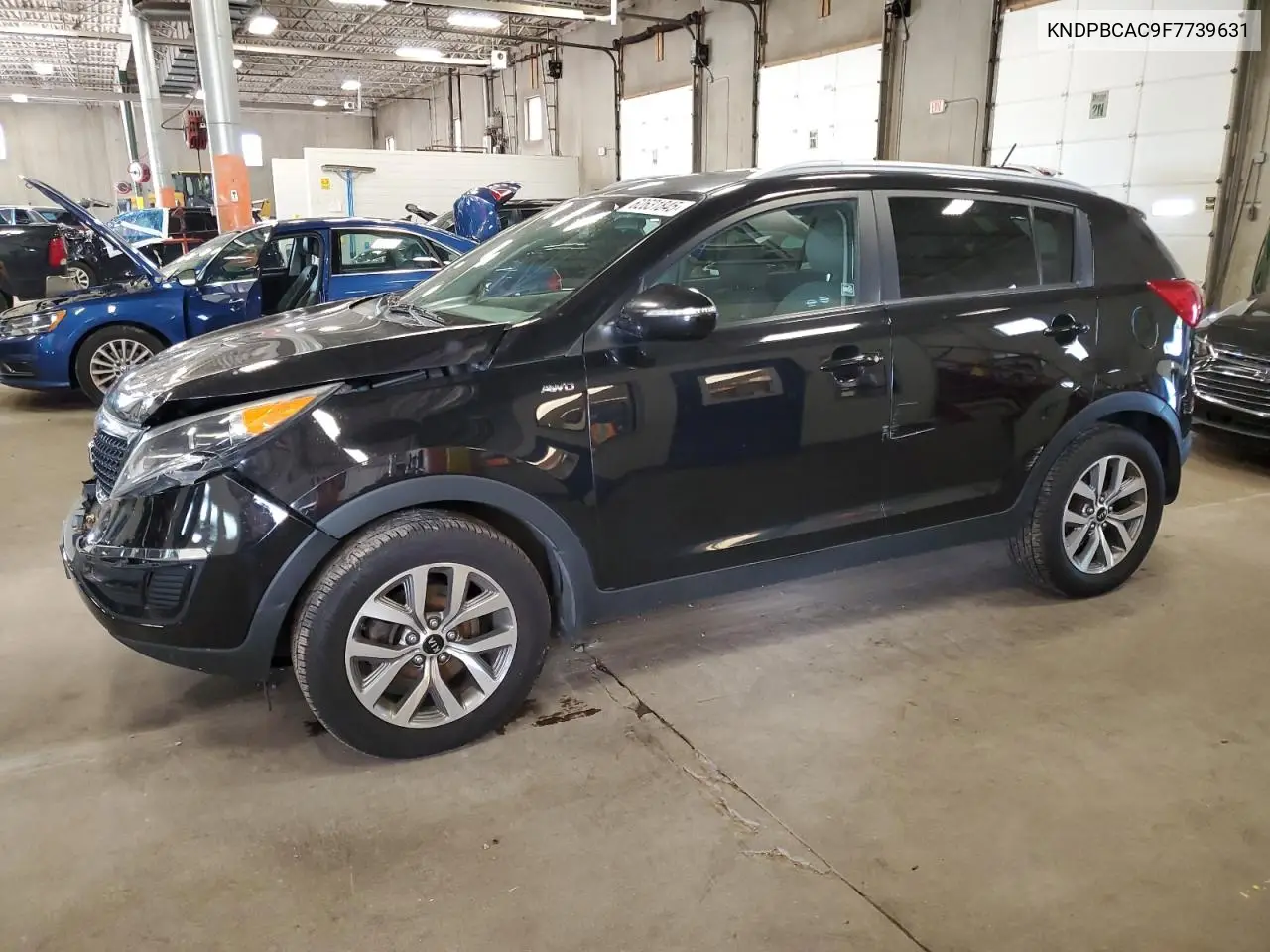 2015 Kia Sportage Lx VIN: KNDPBCAC9F7739631 Lot: 62631845