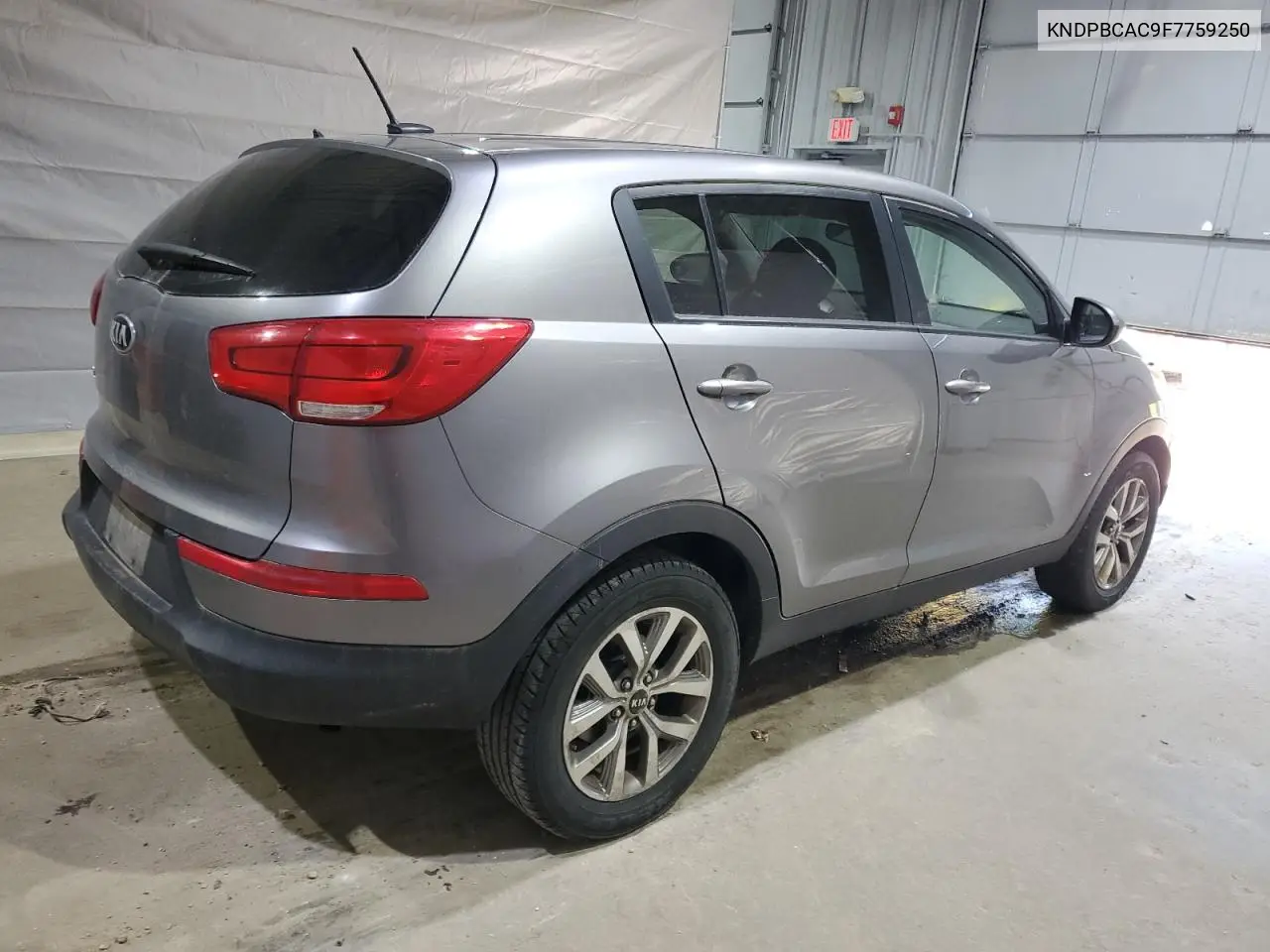 2015 Kia Sportage Lx VIN: KNDPBCAC9F7759250 Lot: 62661925