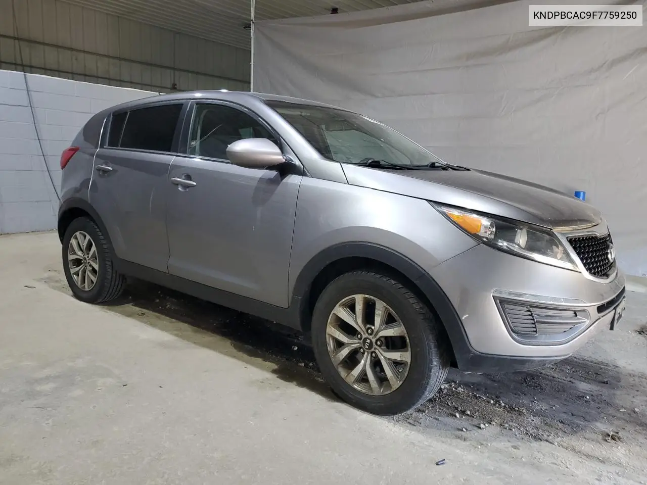 2015 Kia Sportage Lx VIN: KNDPBCAC9F7759250 Lot: 62661925