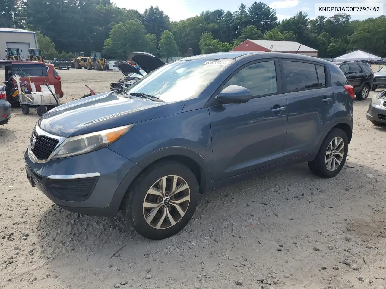 2015 Kia Sportage Lx VIN: KNDPB3AC0F7693462 Lot: 62807655