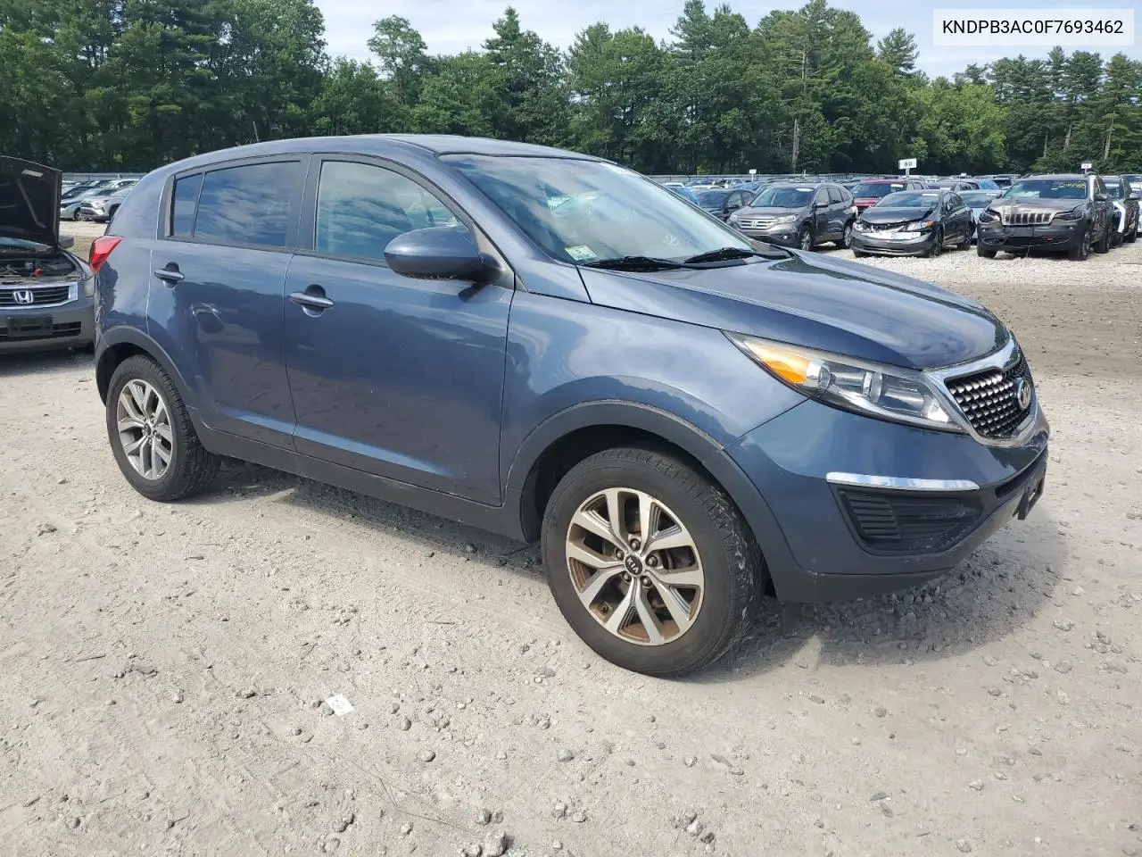 2015 Kia Sportage Lx VIN: KNDPB3AC0F7693462 Lot: 62807655