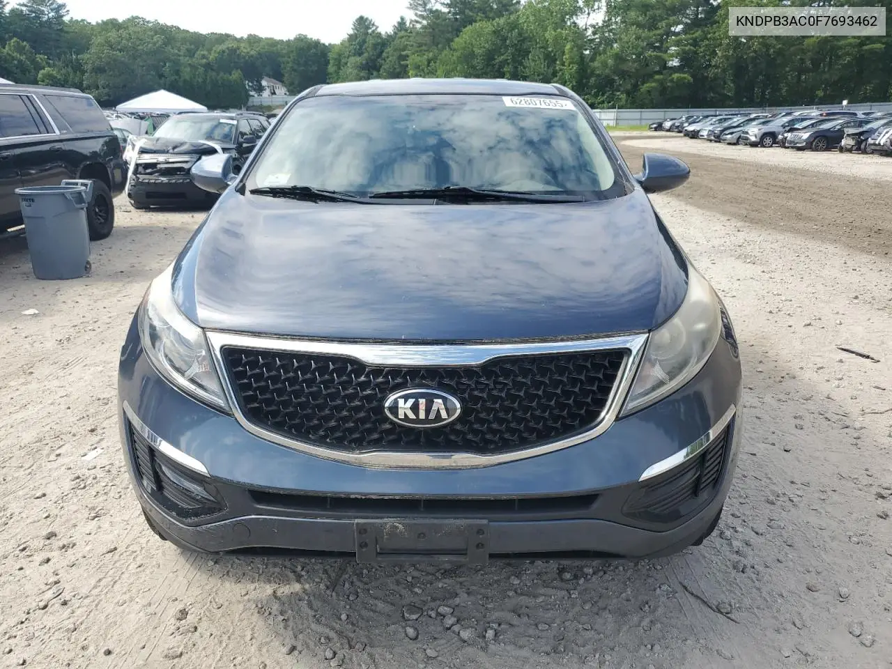 2015 Kia Sportage Lx VIN: KNDPB3AC0F7693462 Lot: 62807655