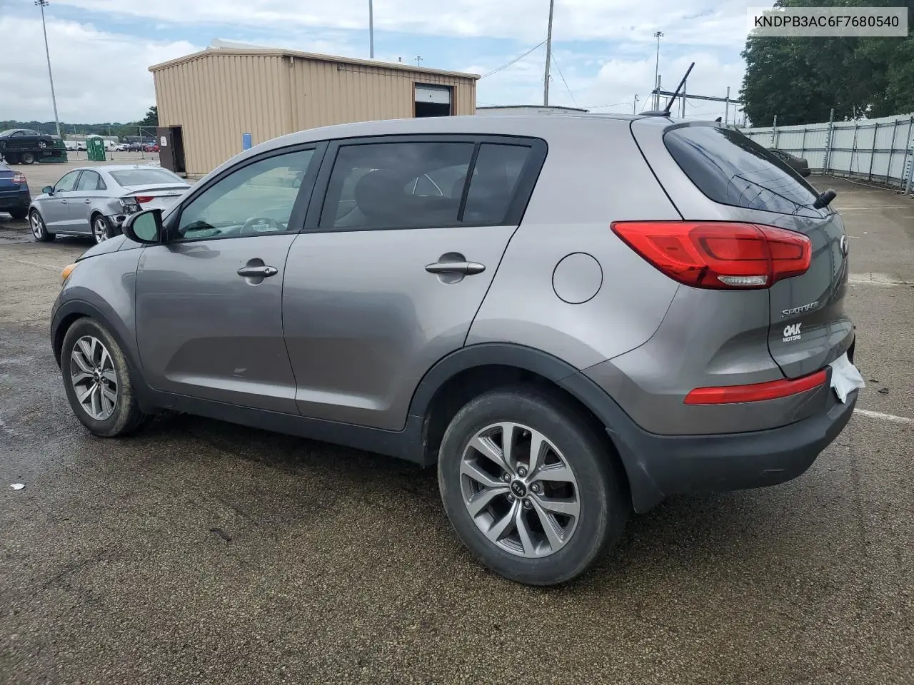 2015 Kia Sportage Lx VIN: KNDPB3AC6F7680540 Lot: 63108305
