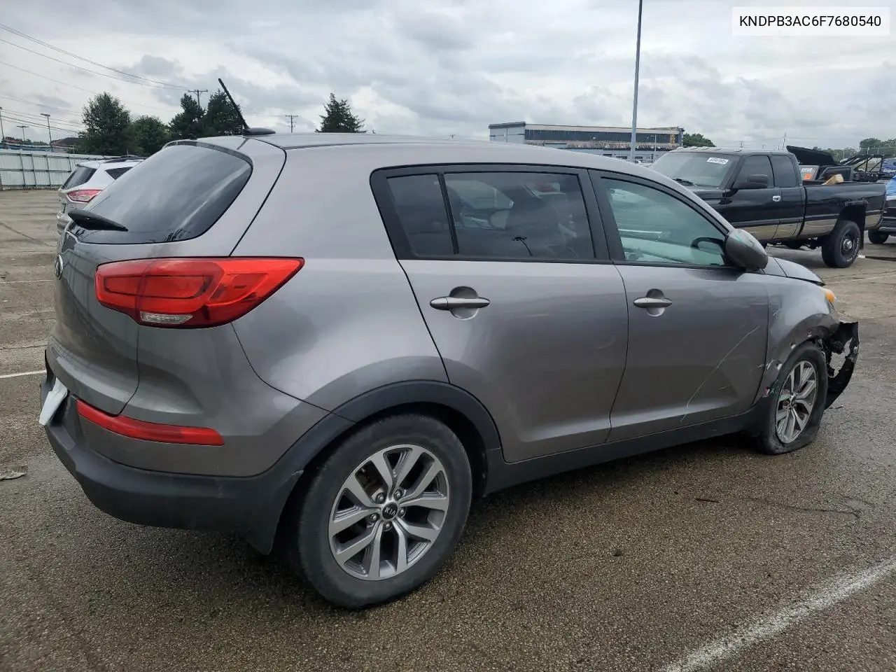 2015 Kia Sportage Lx VIN: KNDPB3AC6F7680540 Lot: 63108305