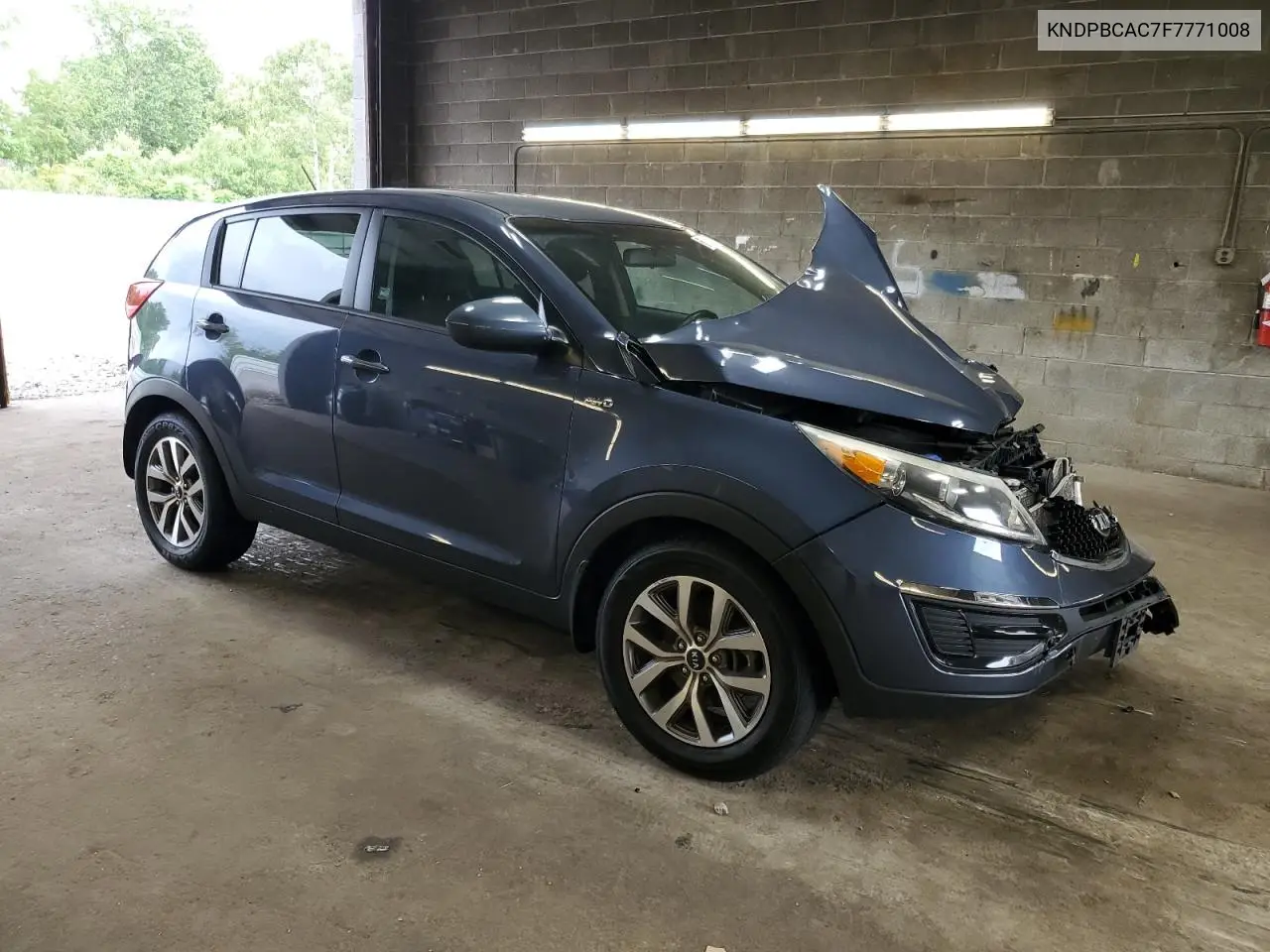 2015 Kia Sportage Lx VIN: KNDPBCAC7F7771008 Lot: 63142045