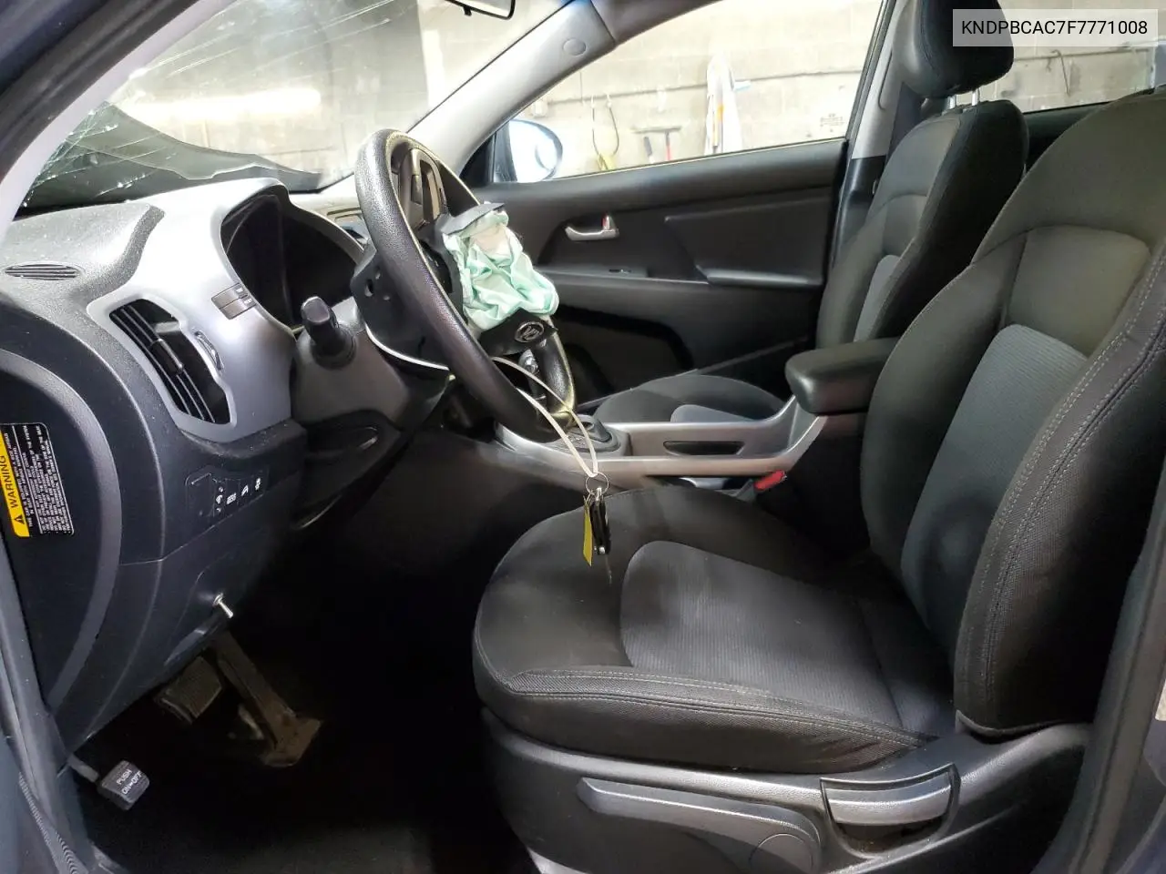 2015 Kia Sportage Lx VIN: KNDPBCAC7F7771008 Lot: 63142045