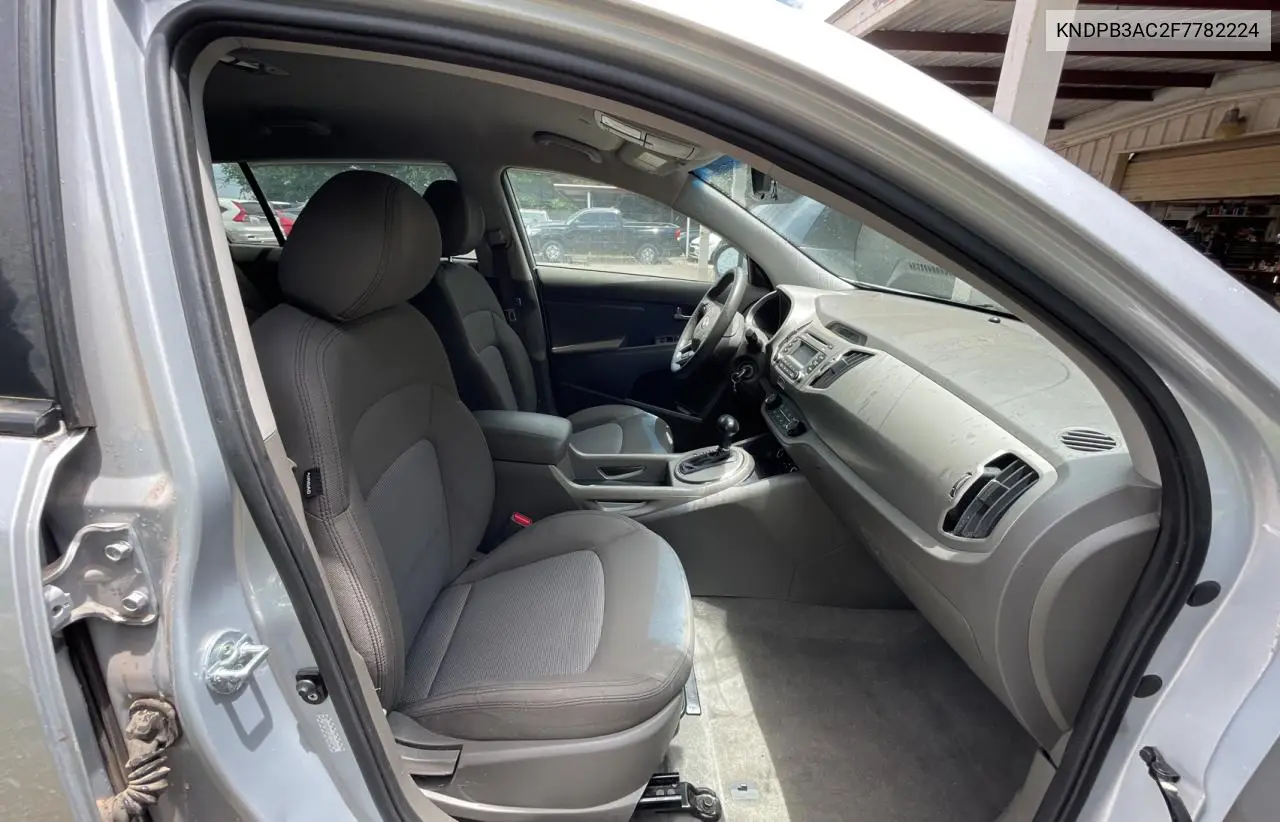 2015 Kia Sportage Lx VIN: KNDPB3AC2F7782224 Lot: 63289435