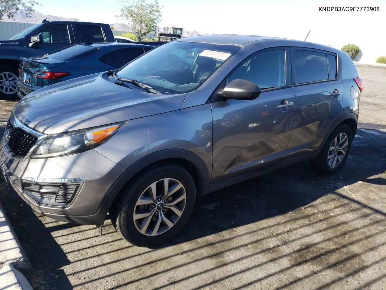 2015 Kia Sportage Lx VIN: KNDPB3AC9F7773908 Lot: 63347025