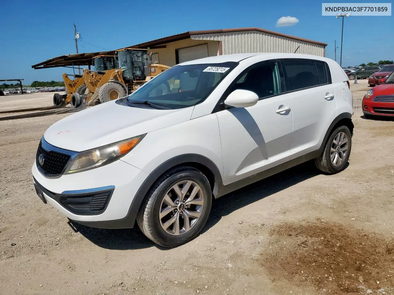 2015 Kia Sportage Lx VIN: KNDPB3AC3F7701859 Lot: 65728215
