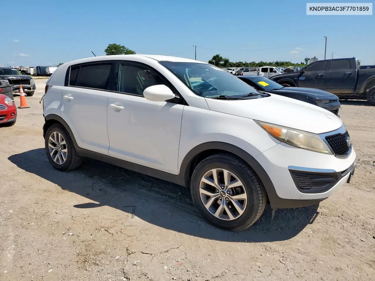 2015 Kia Sportage Lx VIN: KNDPB3AC3F7701859 Lot: 65728215