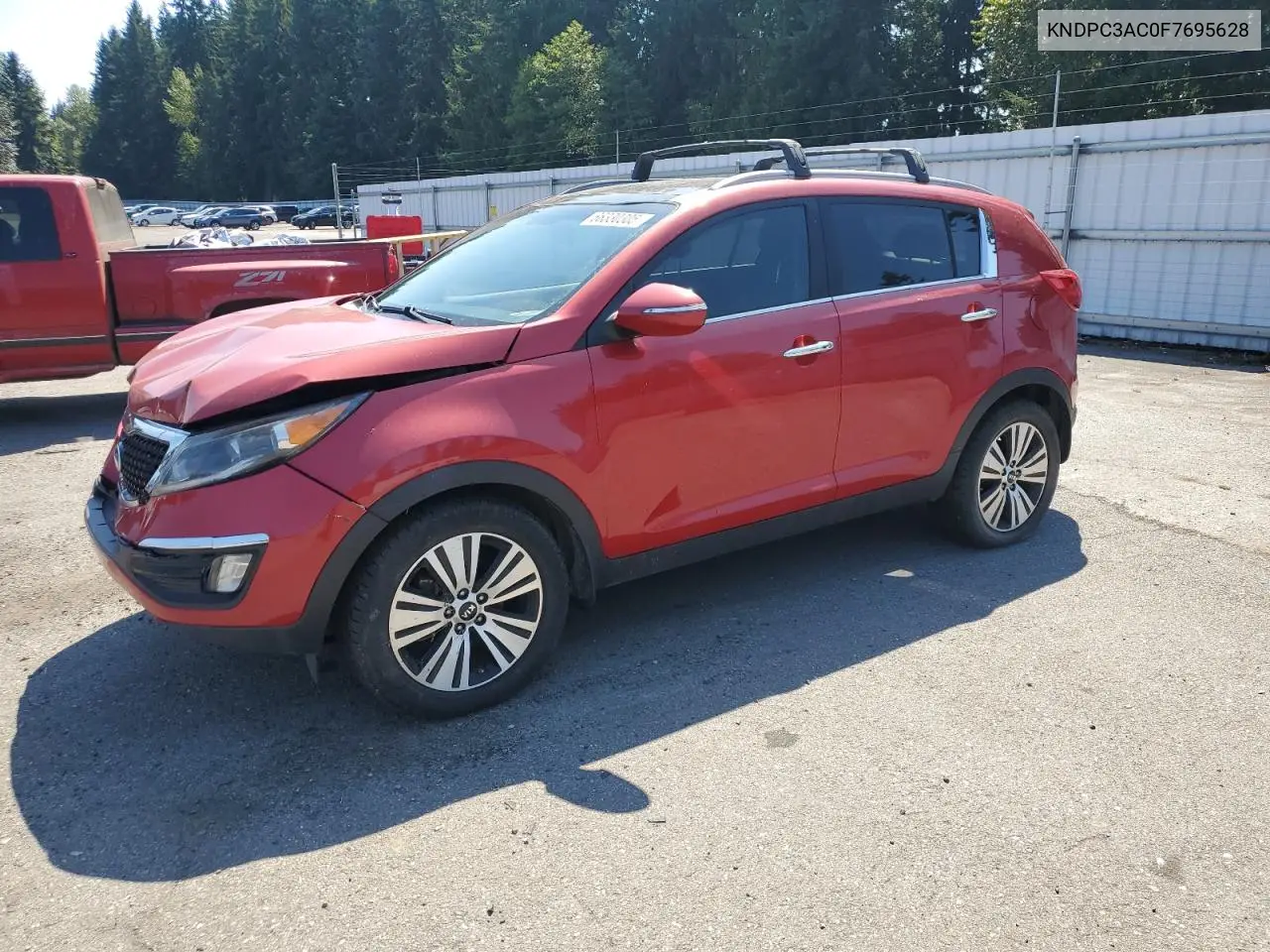 2015 Kia Sportage Ex VIN: KNDPC3AC0F7695628 Lot: 66330305