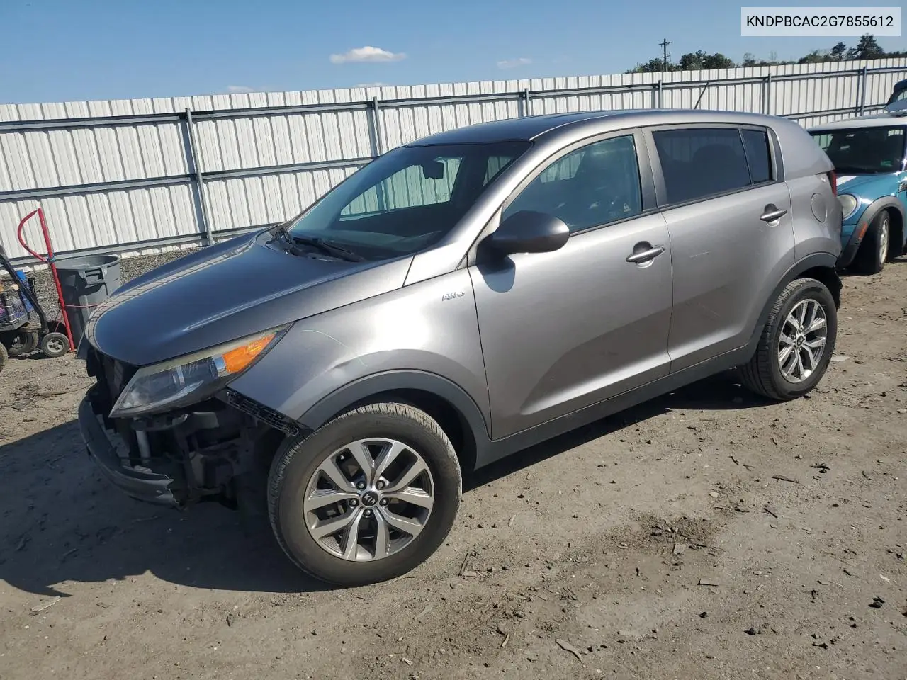 2016 Kia Sportage Lx VIN: KNDPBCAC2G7855612 Lot: 51112585