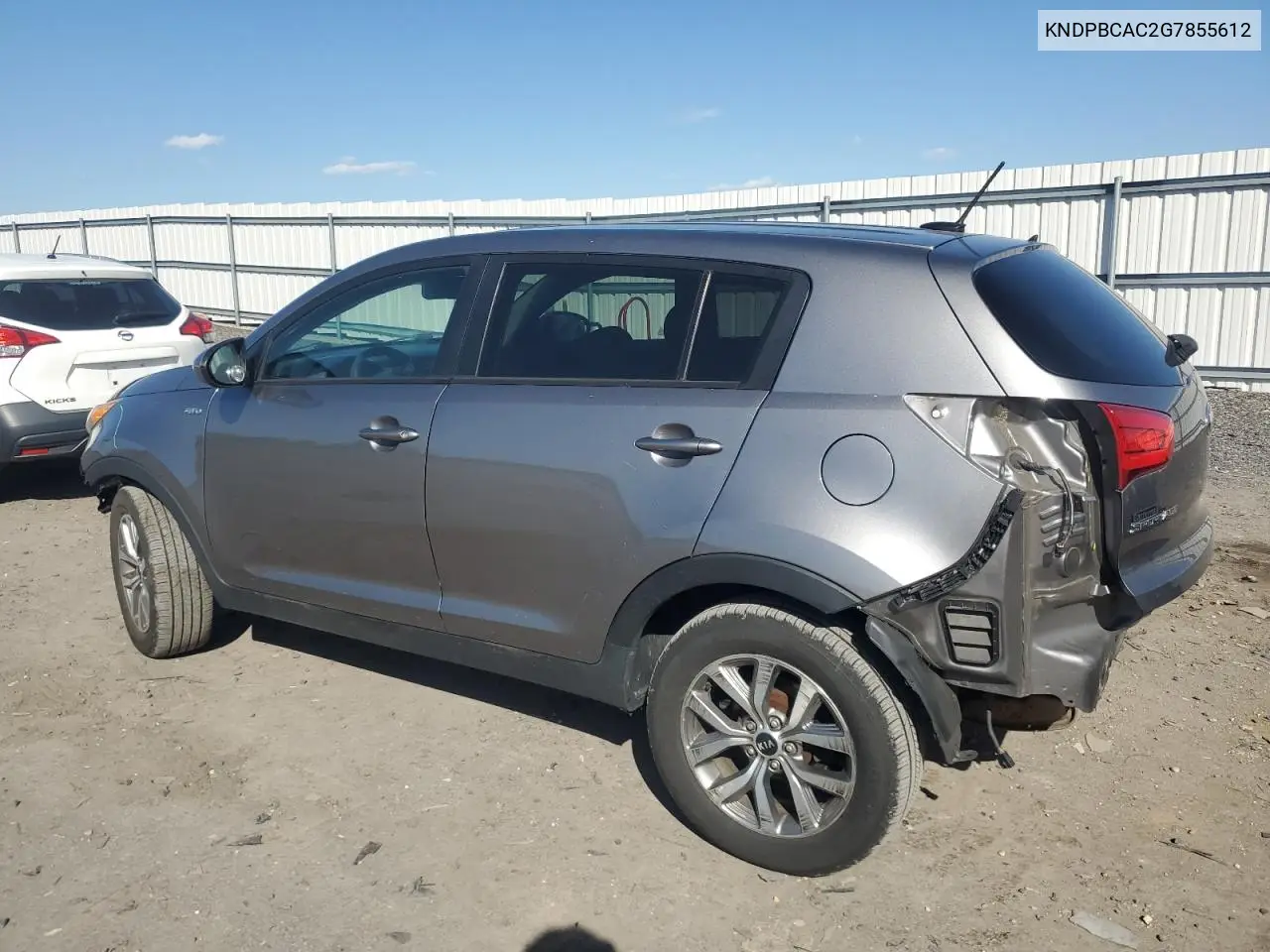 2016 Kia Sportage Lx VIN: KNDPBCAC2G7855612 Lot: 51112585