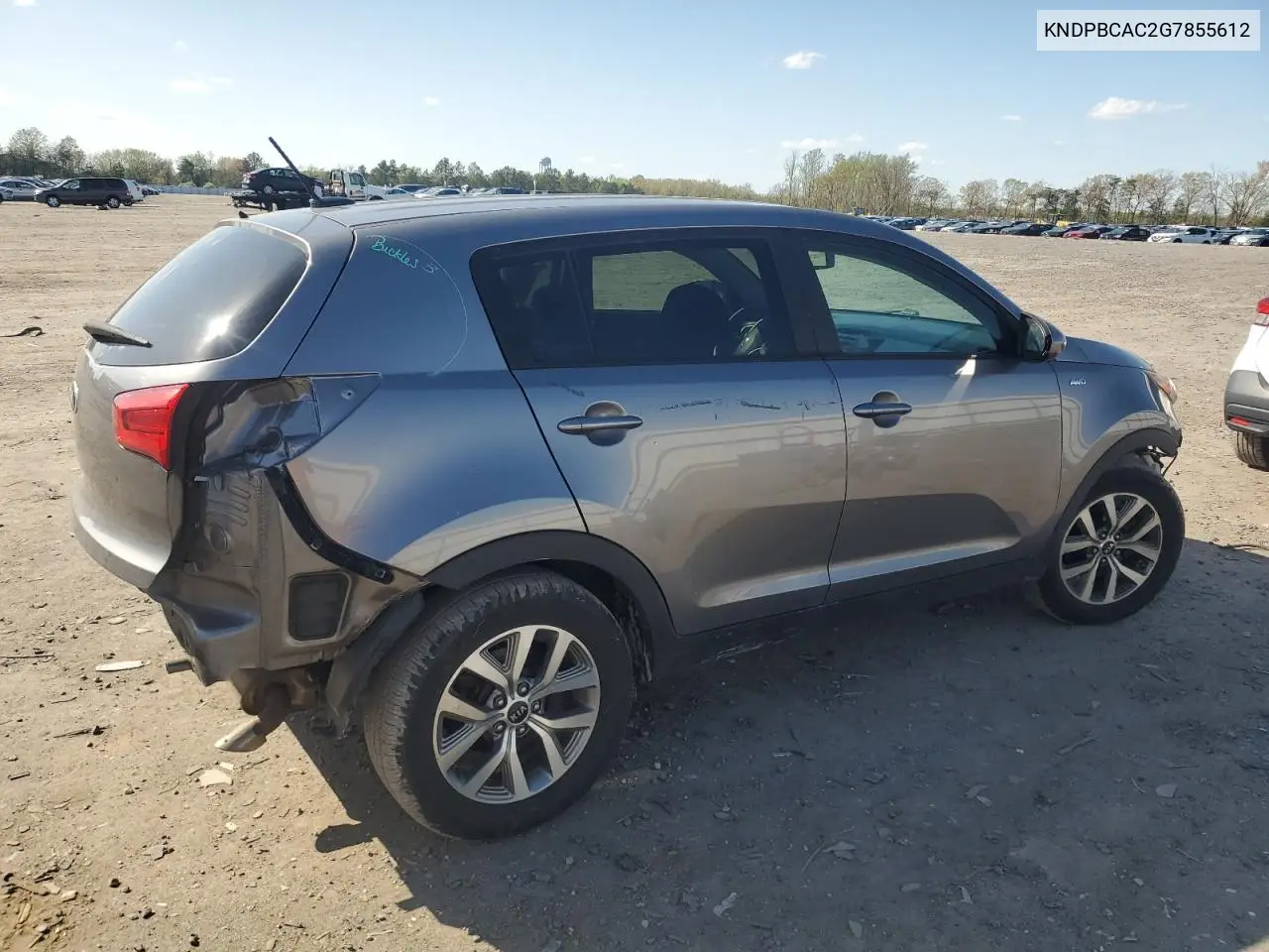 2016 Kia Sportage Lx VIN: KNDPBCAC2G7855612 Lot: 51112585