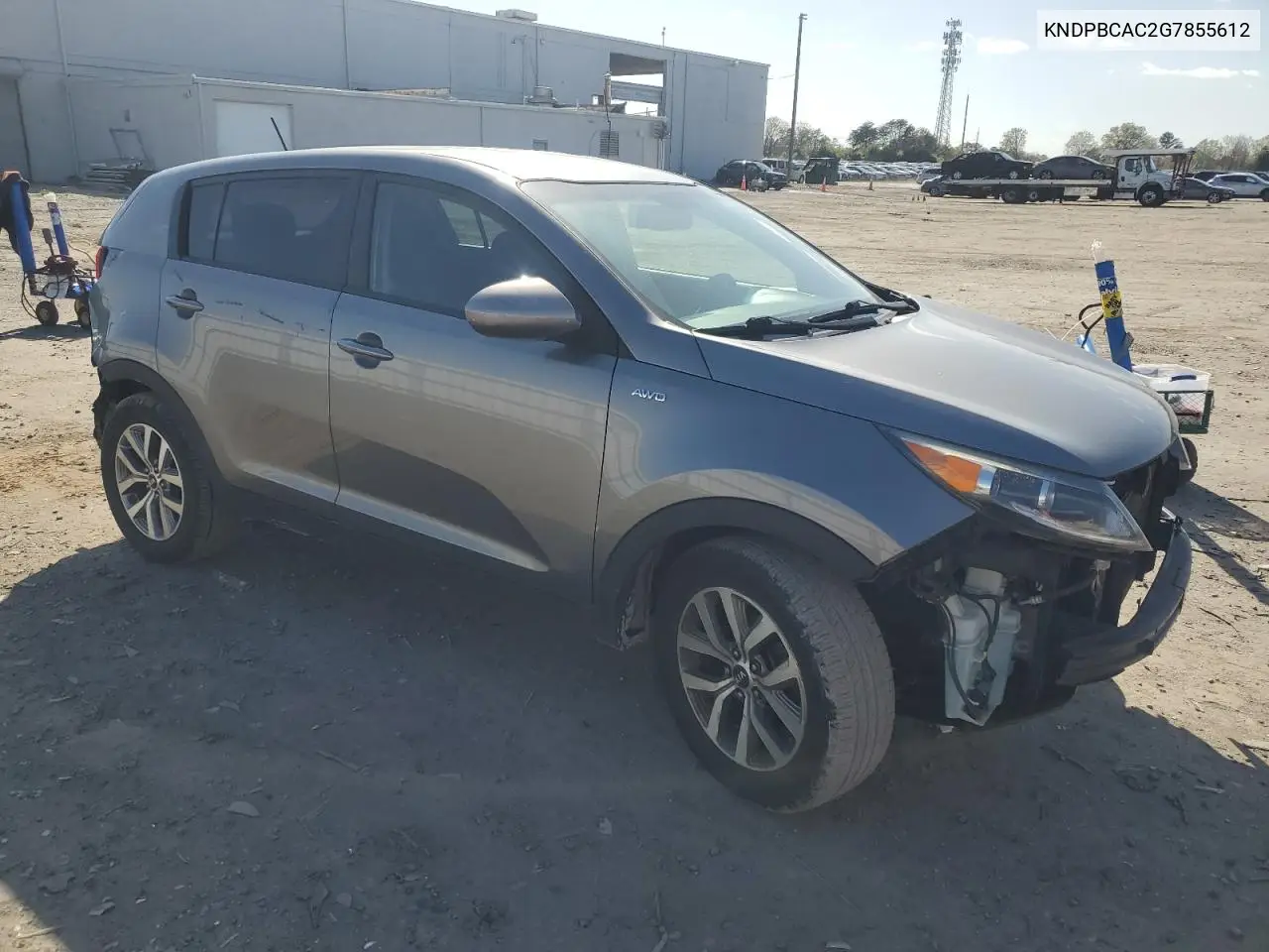2016 Kia Sportage Lx VIN: KNDPBCAC2G7855612 Lot: 51112585