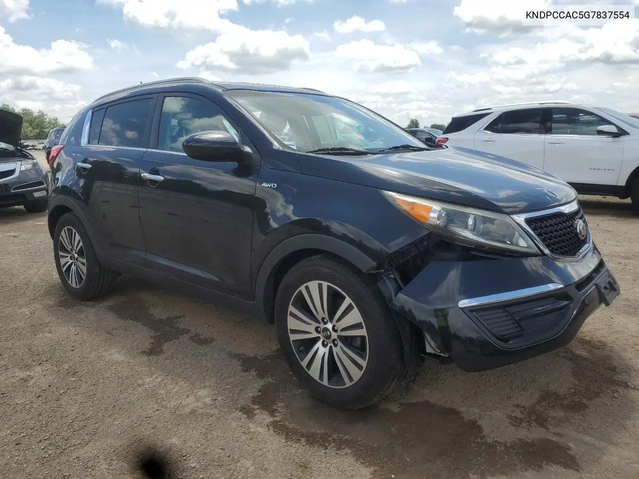 2016 Kia Sportage Ex VIN: KNDPCCAC5G7837554 Lot: 61977125