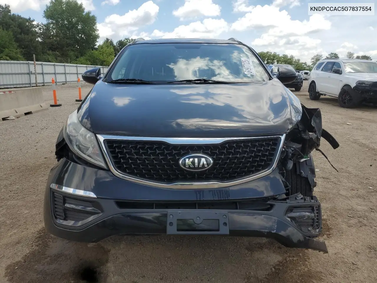 2016 Kia Sportage Ex VIN: KNDPCCAC5G7837554 Lot: 61977125