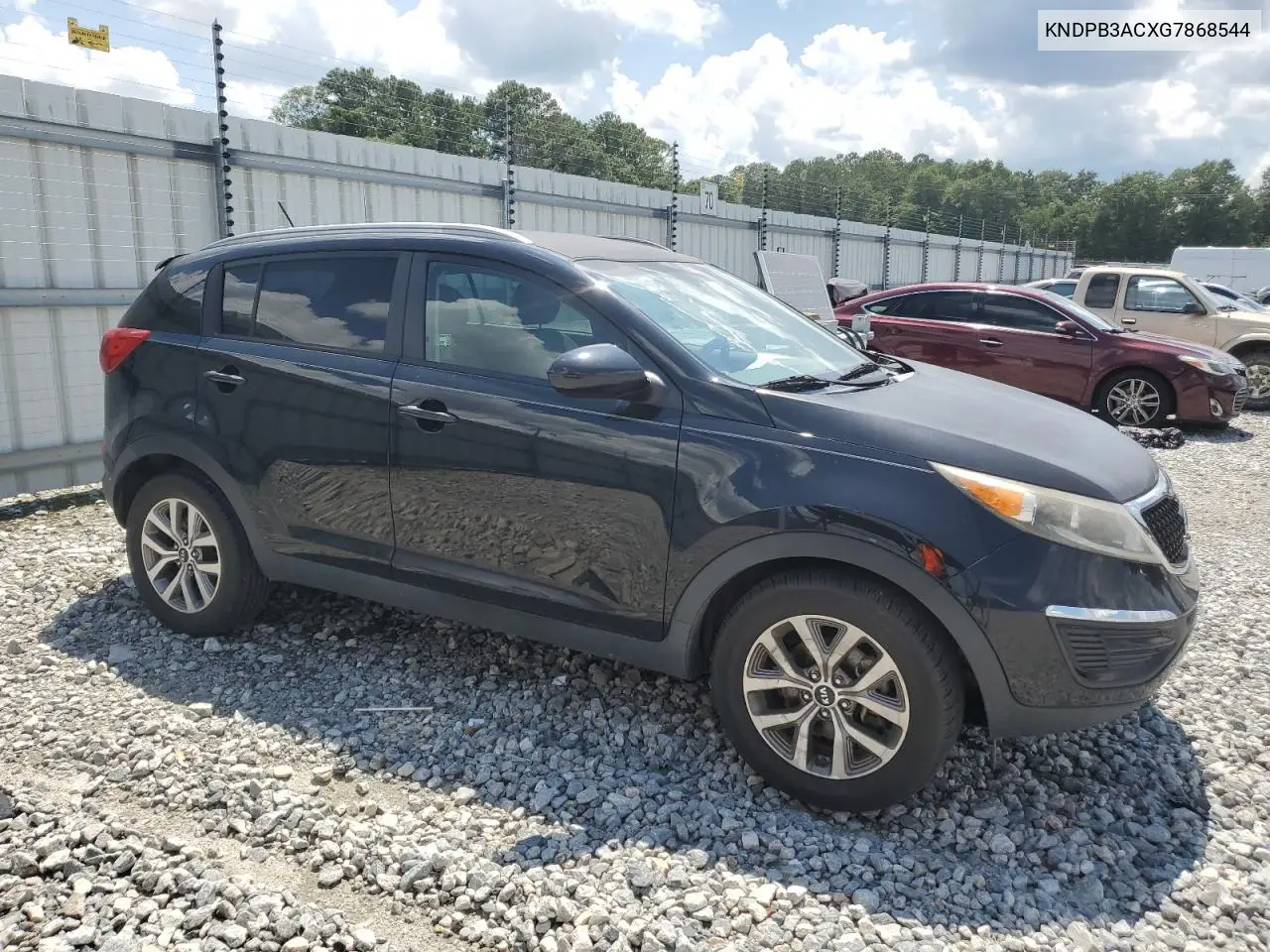 2016 Kia Sportage Lx VIN: KNDPB3ACXG7868544 Lot: 62875615