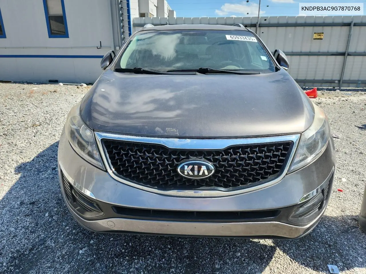 2016 Kia Sportage Lx VIN: KNDPB3AC9G7870768 Lot: 65933435