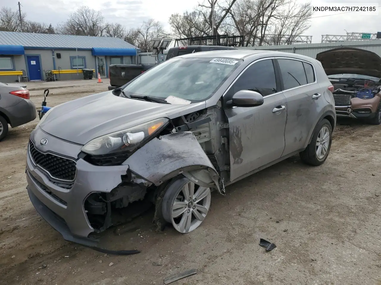 2017 Kia Sportage Lx VIN: KNDPM3AC7H7242185 Lot: 49840695