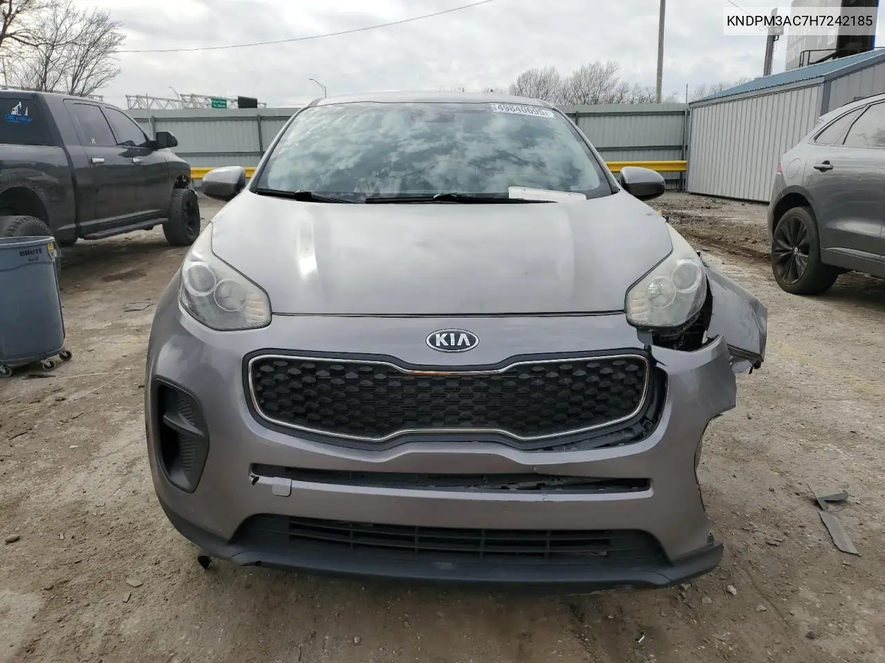 2017 Kia Sportage Lx VIN: KNDPM3AC7H7242185 Lot: 49840695