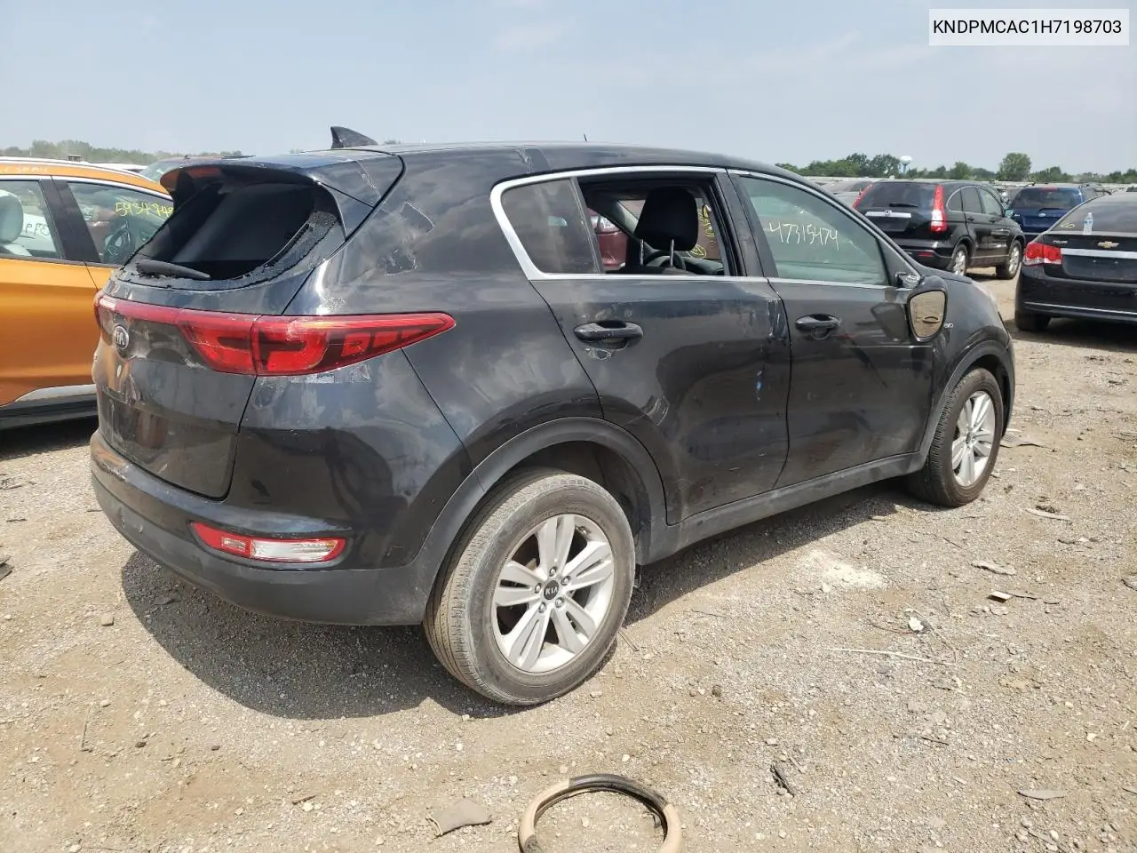 2017 Kia Sportage Lx VIN: KNDPMCAC1H7198703 Lot: 52879095