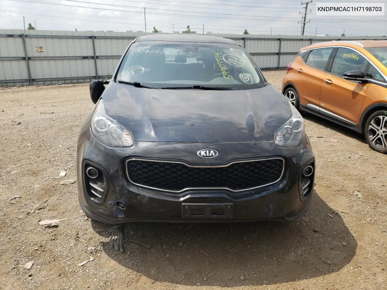 2017 Kia Sportage Lx VIN: KNDPMCAC1H7198703 Lot: 52879095