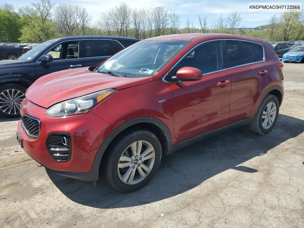 2017 Kia Sportage Lx VIN: KNDPMCAC0H7122566 Lot: 55046825