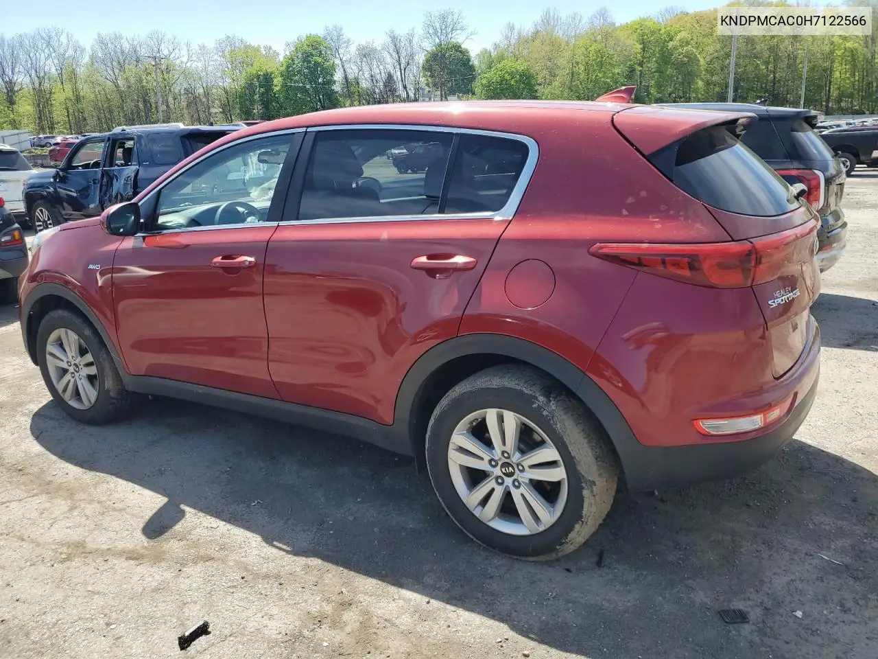 2017 Kia Sportage Lx VIN: KNDPMCAC0H7122566 Lot: 55046825