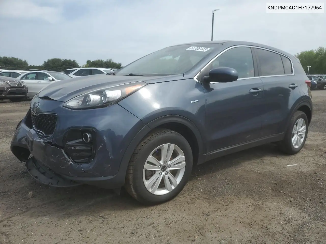 2017 Kia Sportage Lx VIN: KNDPMCAC1H7177964 Lot: 55766145