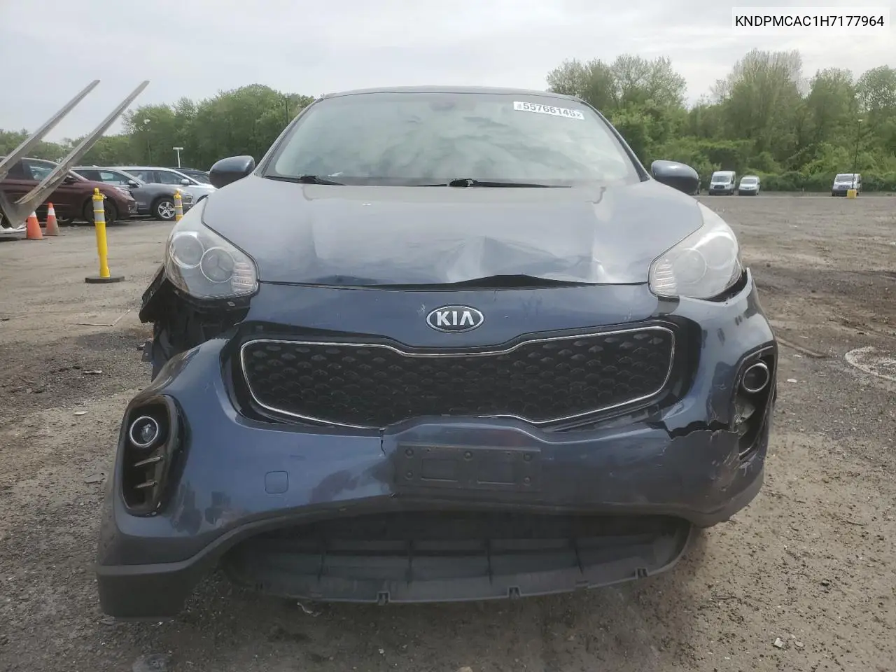 2017 Kia Sportage Lx VIN: KNDPMCAC1H7177964 Lot: 55766145