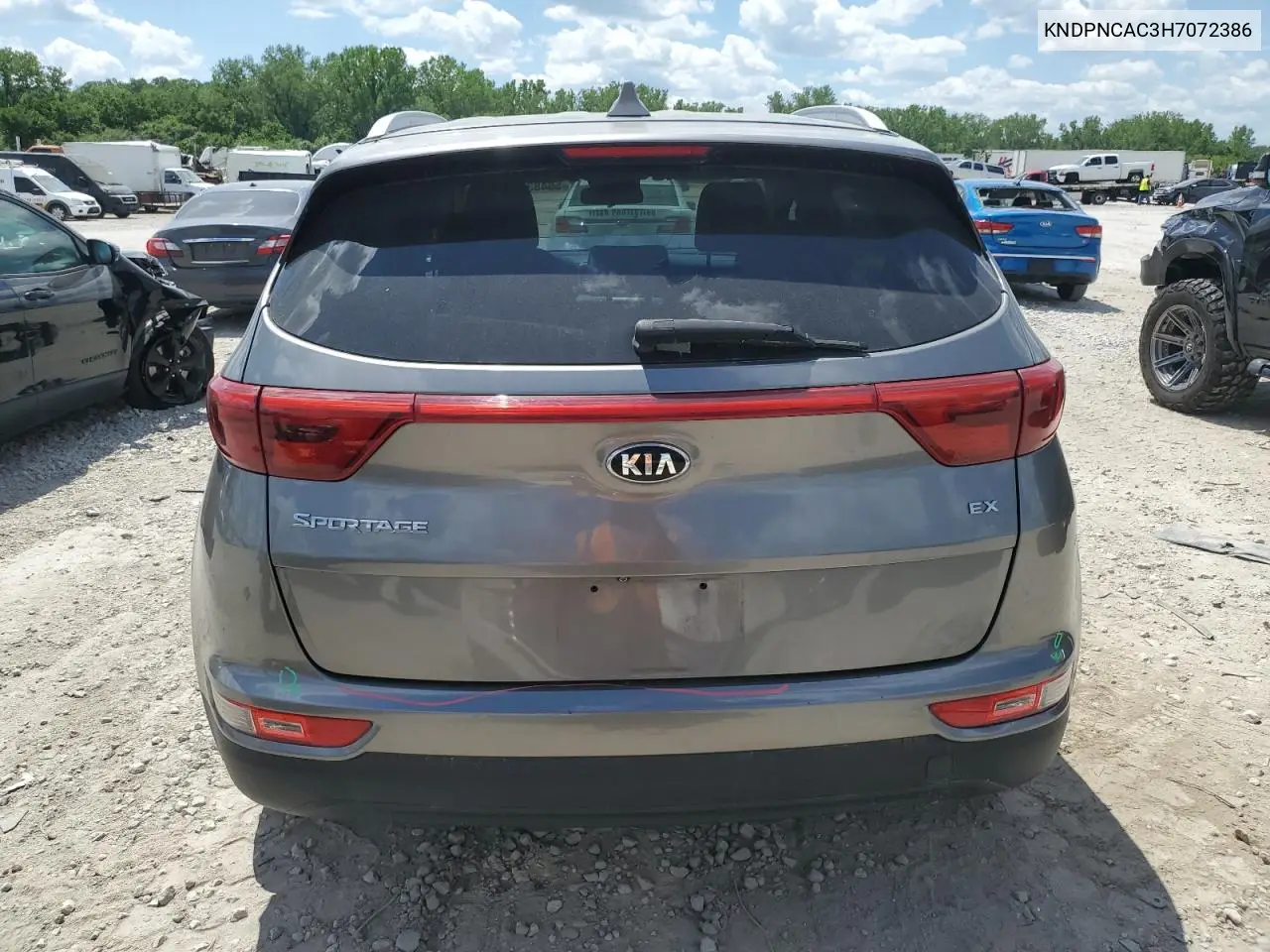 2017 Kia Sportage Ex VIN: KNDPNCAC3H7072386 Lot: 56483025