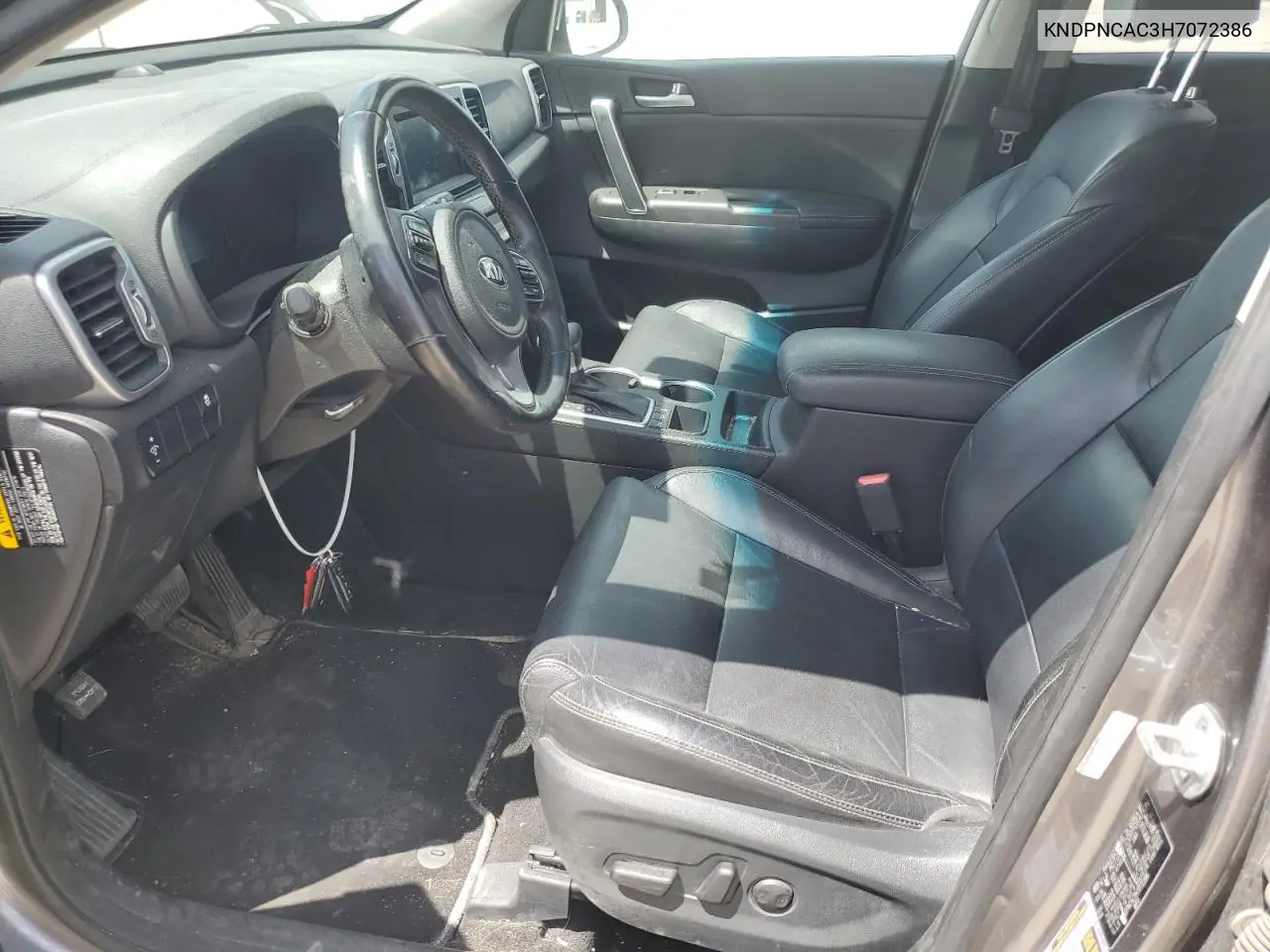 2017 Kia Sportage Ex VIN: KNDPNCAC3H7072386 Lot: 56483025