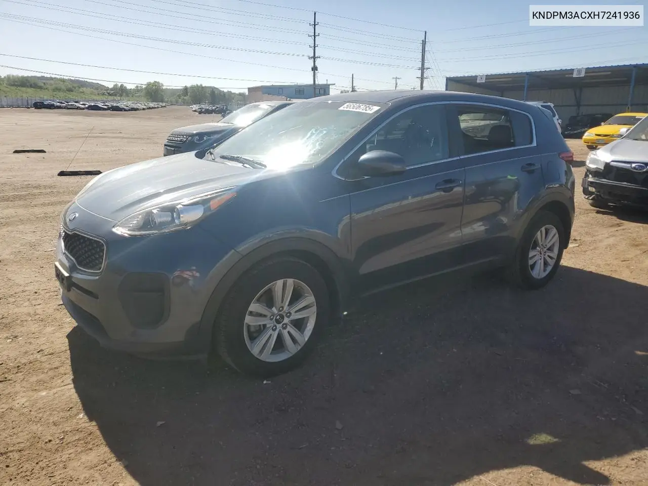 2017 Kia Sportage Lx VIN: KNDPM3ACXH7241936 Lot: 56506785