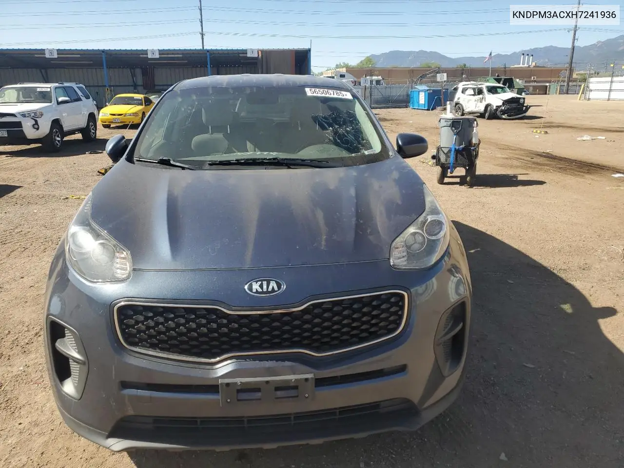 2017 Kia Sportage Lx VIN: KNDPM3ACXH7241936 Lot: 56506785