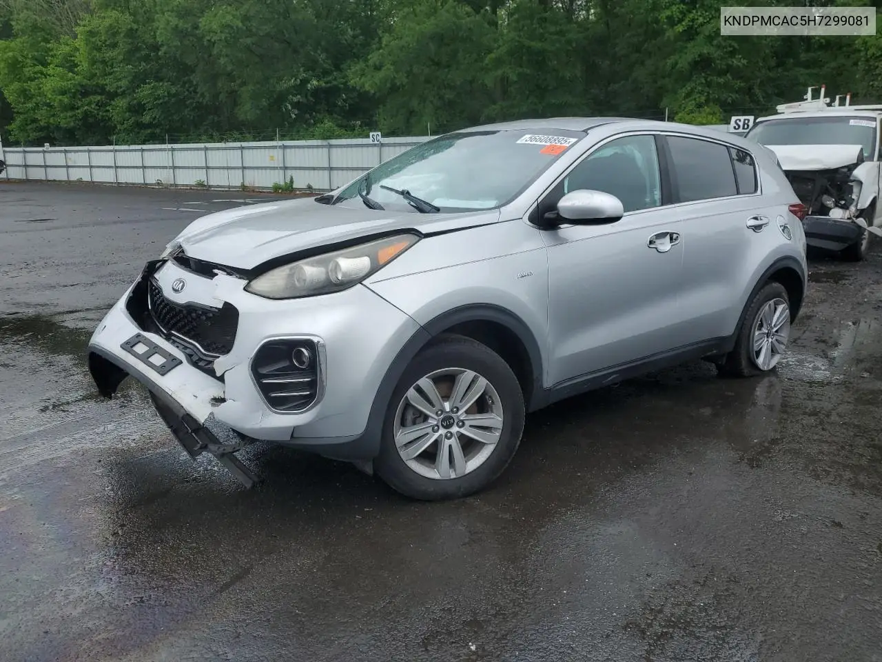 2017 Kia Sportage Lx VIN: KNDPMCAC5H7299081 Lot: 56608895