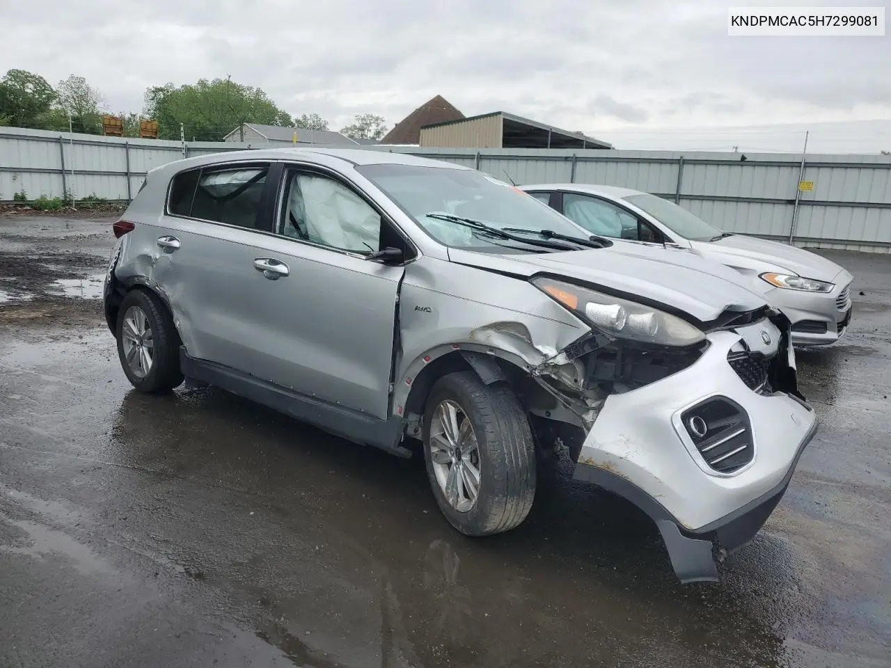 2017 Kia Sportage Lx VIN: KNDPMCAC5H7299081 Lot: 56608895