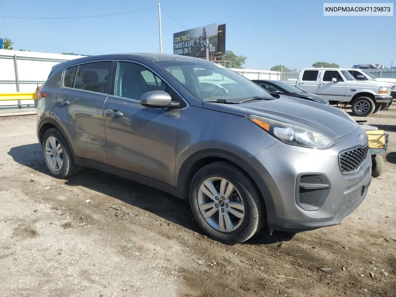 2017 Kia Sportage Lx VIN: KNDPM3AC0H7129873 Lot: 56628775