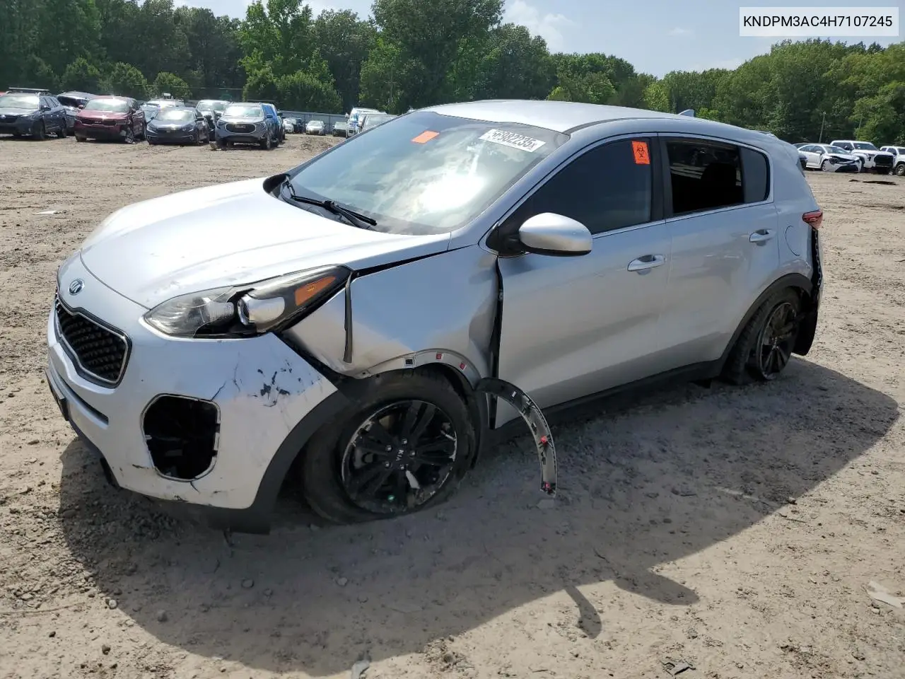 2017 Kia Sportage Lx VIN: KNDPM3AC4H7107245 Lot: 56982235